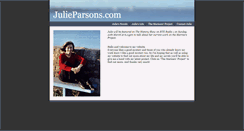 Desktop Screenshot of julieparsons.com